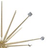 Kurt S. Adler 14.8-Inch Gold Starburst Throng Treetop Tree Topper,