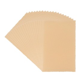Ideen mit Herz Tracing Paper Toppers with Deckle Edge 9 cm x 14 cm 130 g/m² 20 Sheets (Gold)