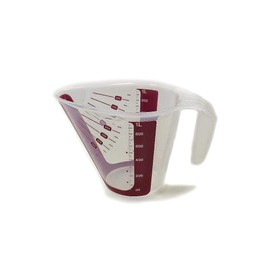 Tupperware Backen Messgenau 1,0 L erdbeerrot Messbecher Backen Messfix CombiPlus