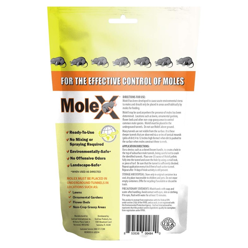 MoleX 8oz Bag, MoleX All-Natural Non-Toxic