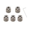Jopto Pack of 5 3D Printer Extruder Gear Accessories Stainless