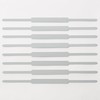 MUJI NDB23A9S Steel Paper Fasteners, Light Gray, Approx. 8.1 x