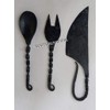 Juego de 3 cuchillos medievales para cubiertos y cubiertos con