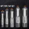 Nudiuhis 5 Piece NPT Thread Shaper for Cleaning or Rethreading