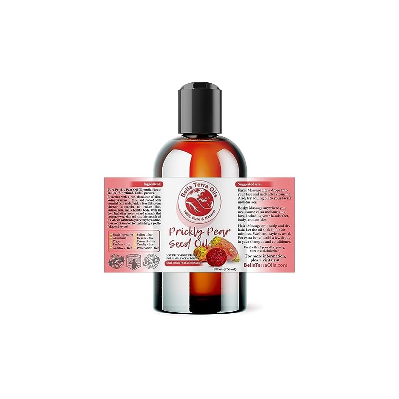 Bella Terra Oils - Aceite De Semilla De Nopal 8