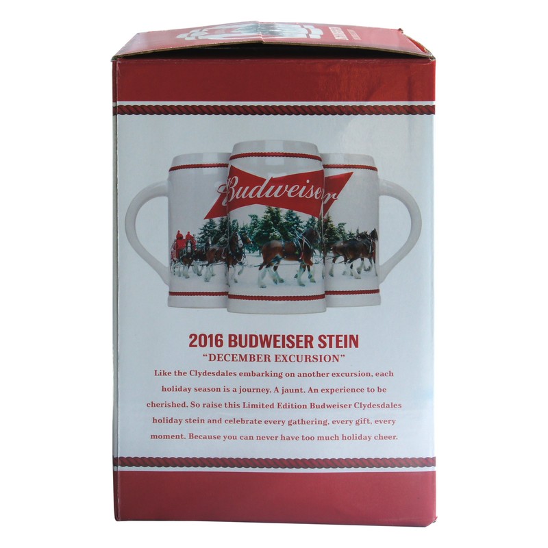 Budweiser 2016 Holiday Stein, 31-ounce