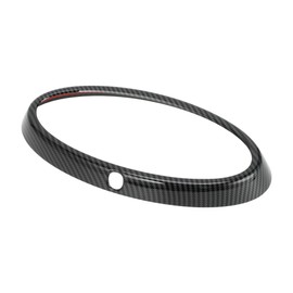 REPAIROCK 1 Pc Tailgate Emblem Badge Logo Cover Trim for Ford for Ranger 2023-2024 Rear Trunk Logo Cover Carbon Fiber Pattern ABS Black