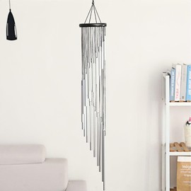 Wind Chime, Metal, Entryway, Wind Chime, Indoor, Outdoor, Decoration, Sound, 18 Pipes, Feng Shui, Healing Chime, Rotating Wind Chime, Stylish, Windbell, Garden, Home, Decoration, Holiday Gift,