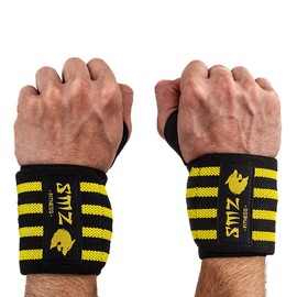 Professional Weightlifting Wrist Wraps with Havy Duty Thumb Loop for Performance Competitions, Strength Training, Bodybuilding, Avoid Injury & Improve Your Workout Instantly - for Men & Women 19"