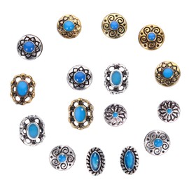 Baluue 2sets Retro Nail Charms Decorative Ornaments of Mixed Designs for Nails for Stunning Manicures Material for Artistic Touch