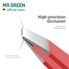 MR.GREEN Curve Handle Eyebrows Tweezers Professional Fine Hairs Removal Puller