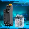 10 Sets 8 Pin Power Relay with Base AC220V Coil