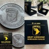 US ARMY 101ST AIRBORNE SCREAMING EAGLES "Brave Eagle" Challenge Coin