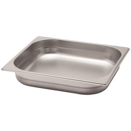Endoshoji TKG AHTA009 Stainless Steel Hotel Pan, 3/2 Size, 14.0 x 12.8 x 2.6 inches (354 x 325 x 65 mm), Uses 18-8 Stainless Steel, Excellent Durability and Corrosion Resistance, Convenient Stacking, Commercial Use