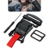 Liqqlex Motorcycle Helmet Quick Release Buckle Kit, Stainless Steel Ratcheted