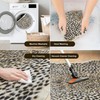 WMT NVMTER Cheetah Print Rug Leopard Carpet: Small Faux Cowhide