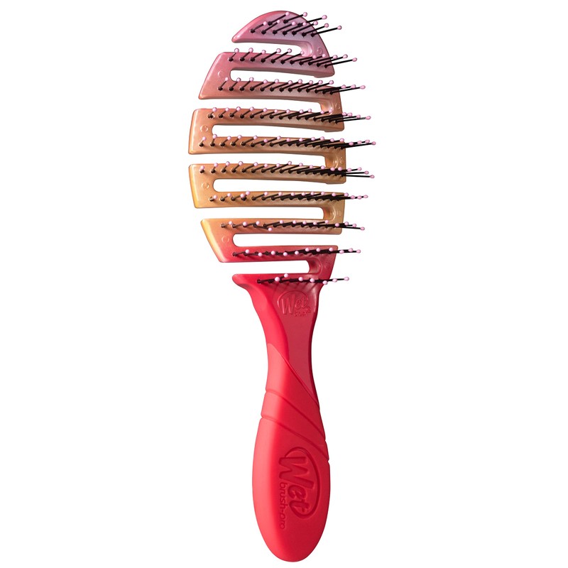 WetBrush Pro Flex Dry Hair Brush Coral Ombre 1 Piece