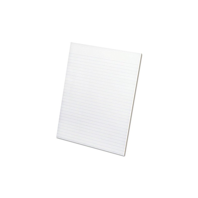 Ampad Evidence Glue Top 8-1/211 Pads, Narrow Rule, White, 50