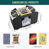 Vonsera Mischia Carte Automatico per 1-4 Mazzi, Distributore Carte da