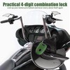 Combination Lock, 4 Digit Padlock, Small for Suitcases and Bicycles,