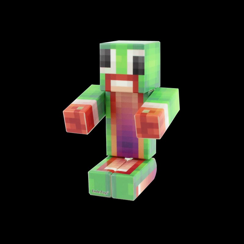 EnderToys Green Big Mouth Guy Action Figure Toy, 4 Inch