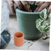 KONTONTY 8pcs Mini Ceramic Basin Earthenware Pot Small Pots for