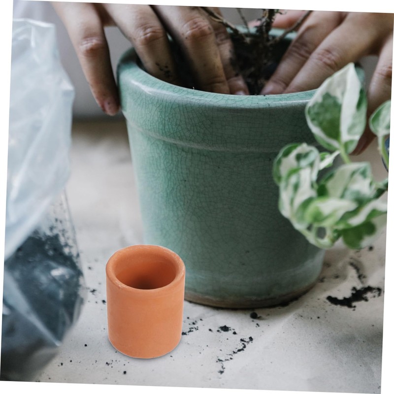 KONTONTY 8pcs Mini Ceramic Basin Earthenware Pot Small Pots for