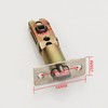 3PCS Adjustable Deadlatch 2-3/8'' or 2-3/4'', Keyed Entry Door Lock