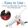 Glue Gun Wax Seal Sticks Pearl White, Andotopee 10pcs Pearlescent