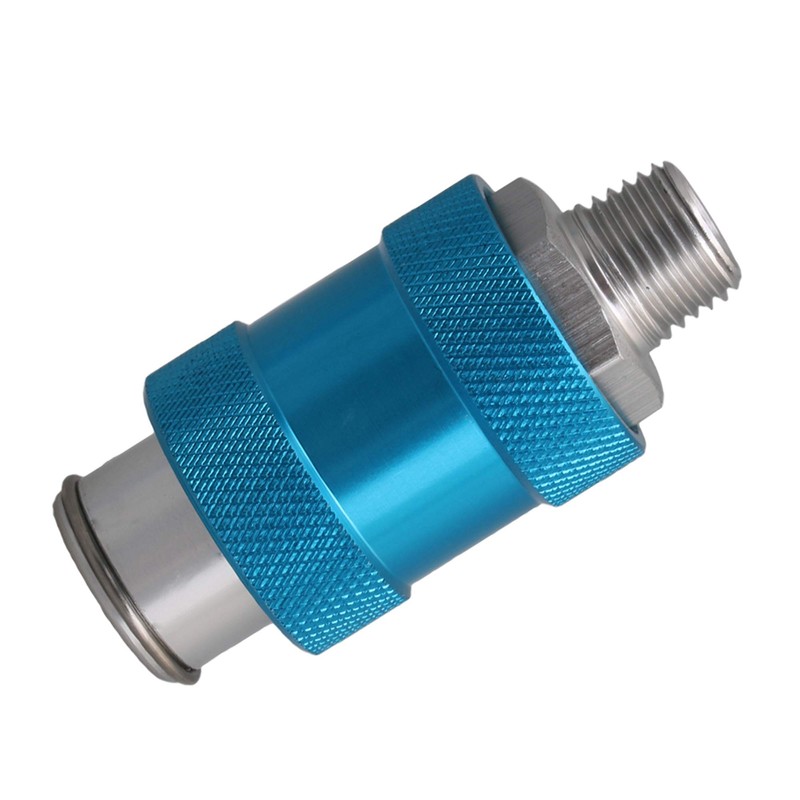 CNBTR Aluminum 1/4"" Thread Pneumatic Flow Control Manual Hand Slide