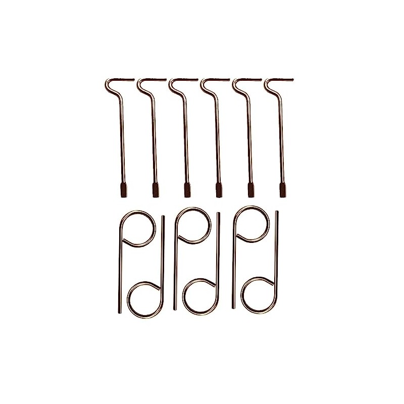 Emergency Keys for Bed&Bath Interior Door Locksets Key Pin for