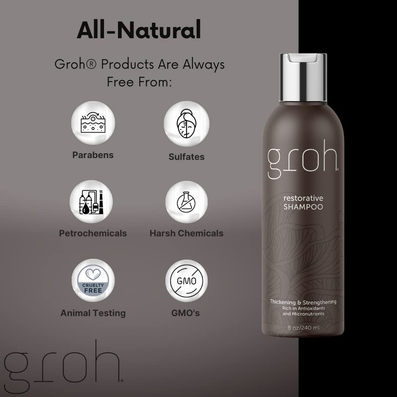 Groh Restorative Shampoo, 8oz.