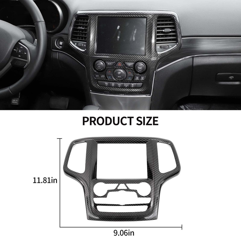 Hoolcar Center Console Navigation Panel Trim Middle Air Conditioning Vent