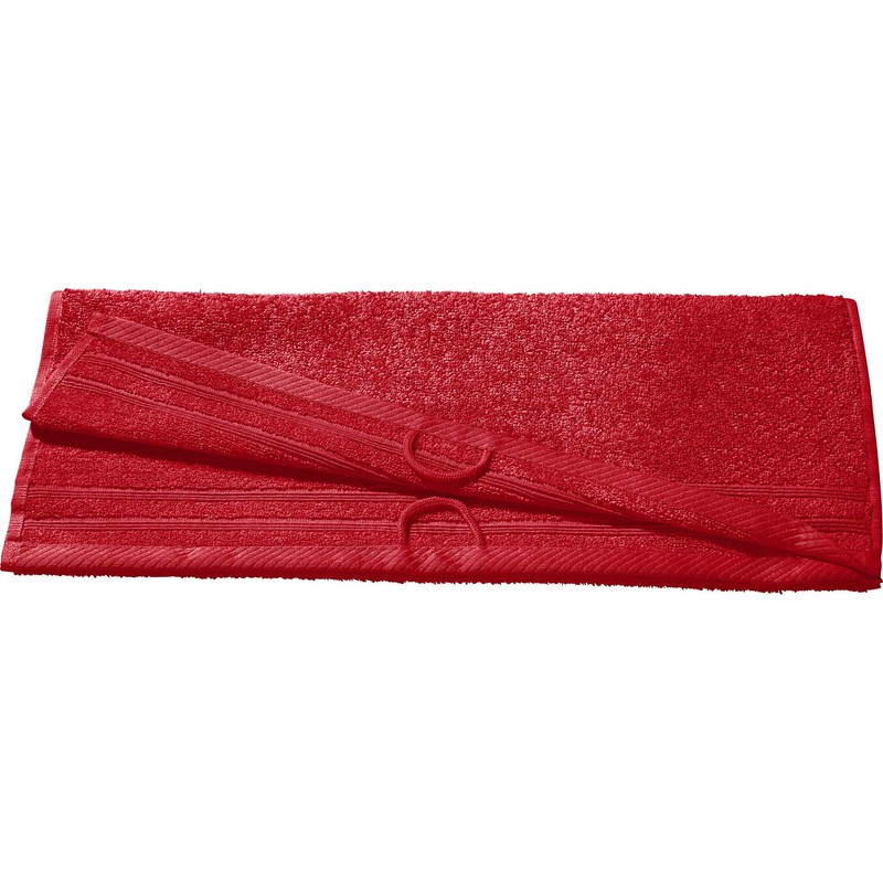 Erwin Müller Heidelberg Hand Towel, 100% Cotton, Red, 50 x