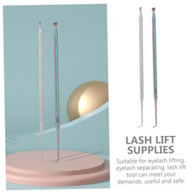 Baluue Essential Lash Lift Kit 2 Stainless Steel Lash Lift Rods with Comb for Safe Lash Lifting