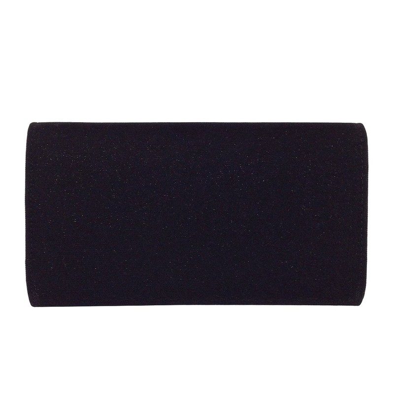 Glittering Evening Clutch, Black