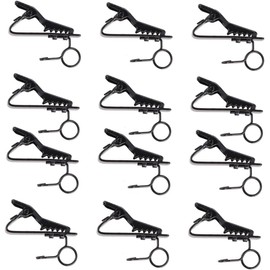36 Pcs Iron Microphone Clip, Recording Mic Clamp on Lapel, Mini Lavalier Tie Clip for Microphones