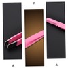 Baluue 4pcs Eyebrow Makeup Tools Diagonal Tweezers Eyebrow Clamps Brush