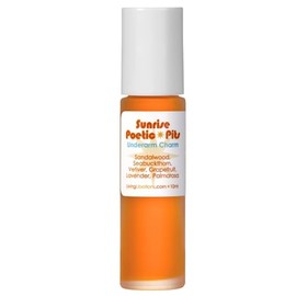 Living Libations - Organic Poetic Pits Roll-On Deodorant | Natural, Wildcrafted, Vegan Clean Beauty (Sunrise, .33 fl oz | 10ml)
