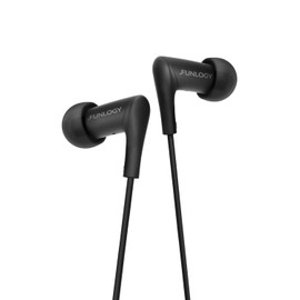 FUNLOGY Wired Earbuds (Earphones/Wired Earphones), Winner of the VGP2025 Cospa Grand Prize / In-ear Type, ASMR, Gaming, Japanese Brand, Black