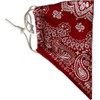 Auliné Collection Bandana Filter Pocket Adjustable Washable Reusable Face Mask,