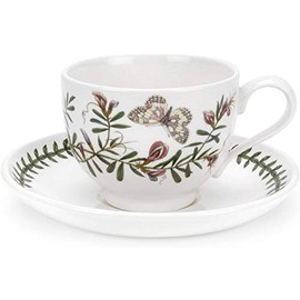 Portmeirion Botanic Garden Breakfast Cup & Saucer Traditional Common Vetch