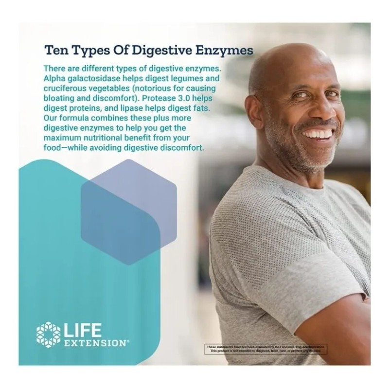 Enzimas Digestivas Y Probioticos Multi Digestivos 60cap Life Sabor Neutro