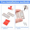Star-wood Magnetic Door Catch Ultra Thin Cabinet Magnets Stainless Steel