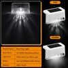 32 Pcs Solar Deck Lights Outdoor, Solar Step Lights Waterproof