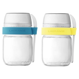 LAGRANGE 440401 2 Compartments Stainless Steel Yellow