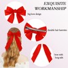 Ondder 2 Pcs Big Hair Bows for Women Satin Bow