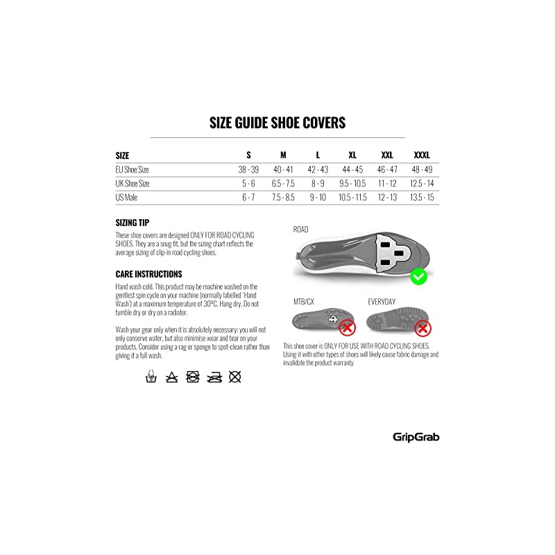 GripGrab RaceThermo Waterproof Winter Road Cycling Shoe Covers Cold Weather