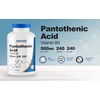 Nutricost Pantothenic Acid (Vitamin B5) 500mg, 240 Capsules (3 Bottles)