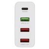 53W 4 Port Mobile Phone Charger 20W PD QC3.0 Fast